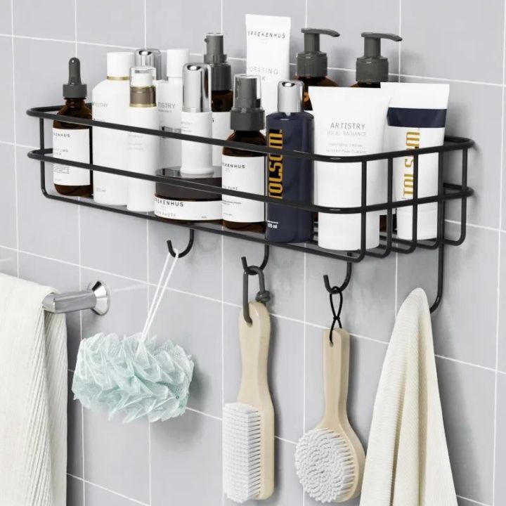 Rectangle%20Bathroom%20Metal%20Stand%20With%20Hooks%20-%20Image%203