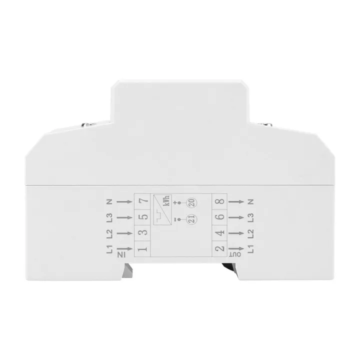 Digital%20Electric%20Meter%20DIN%20Rail%20Mount%203%20Phase%204%20Wire%20Kwh%20Electronic%20Energy%20Meter%2050%20Hz/60%20Hz%203%20x%2020(80A)%20Multifunctional%20Usage%20Power%20Gauge%20-%20Image%203