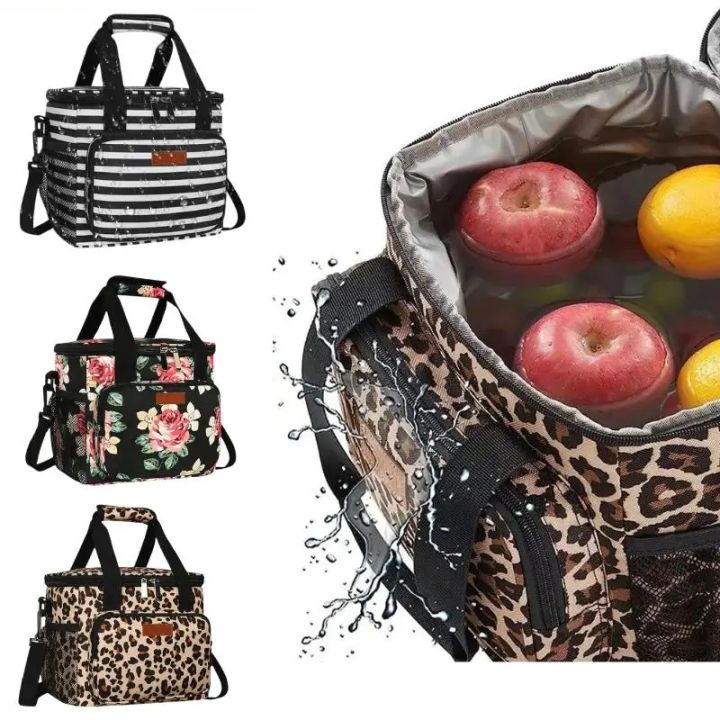 Lunch Box for Men/Women Insulated Lunch Bag Cooler Bag Leak-Proof Med Medium 15L Beach Cooler Adult for Work/Picnic/Travel