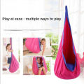 New Children's Hanging Chair Portable Parachute Cloth Swing Bed Indoor Courtyard Model with Inflatable Cushion Hanging Chair. 