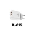 3.4 amper  light change Fast Charger andriod
And R 615 chager orgnal auto ID
Dual usb. 