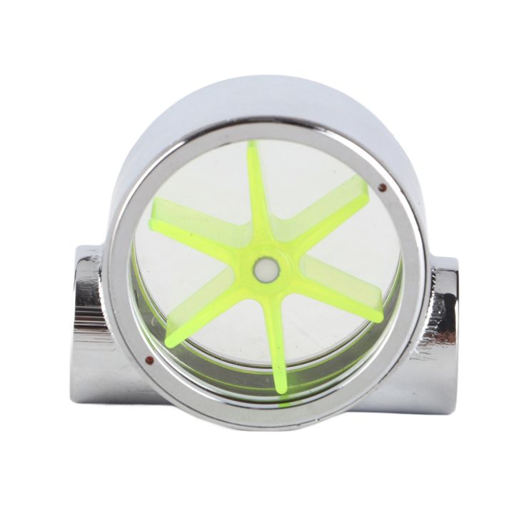 Water%20Flow%20Indicator%20Computer%20Cooling%20Flow%20Indicator%20Tungsten%20Alloy%20G1/4"%20Standard%20Female%20to%20Female%20Thread%20Visual%20Flow%20Indicator%20-%20Image%202