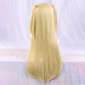 MisaMisa Cosplay Wig Long Style Golden Blonde Women's Style Amane Misa Anime Cosplay Wig Heat-Resistant Synthetic Fiber Hair.