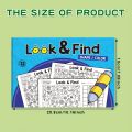 Interactive Hidden Objects Book for Kids , Look and Find Activity Book , Visual Search Exercises , Concentration Games. 