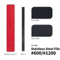 【DSPIAE AT-FX Professional File】DLC-Coated Stainless Steel Double-Sided Grit Mesh for ABS PS Resin Model Sanding Hobby Tool. 