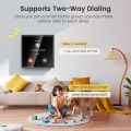 Smart Home 4 Inch Touch Screen Central Panel Zigbee Gateway Wireless Hub Voice Control Tuya WiFi Bluetooth Mesh Built In Alexa. 