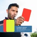 100-1Pairs Soccer Referee Cards Red Card and Yellow Card Football Referee Soccer Accessories Outdoor Survival Equipment. 