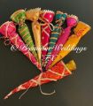 Cone covers fancy pack of 10 multicolor. 