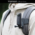 Vamson Backpack Clip for Insta360 x3 for  Hero 11 10 9 Camera 360Â° Rotate Shoulder Belt Mount Accessories for  Action. 
