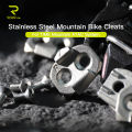 RRSKIT Mountain Bicycle Lock Pads For Time Mountain Bike Self-Locking Pedal ATAC System Stainless Steel Mountain Bike Cleats. 