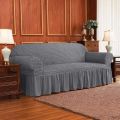 Soft Elastic 7 seater Bubble Cloth Universal Sofa Cover Breathable Thick Slipcover Protector. 