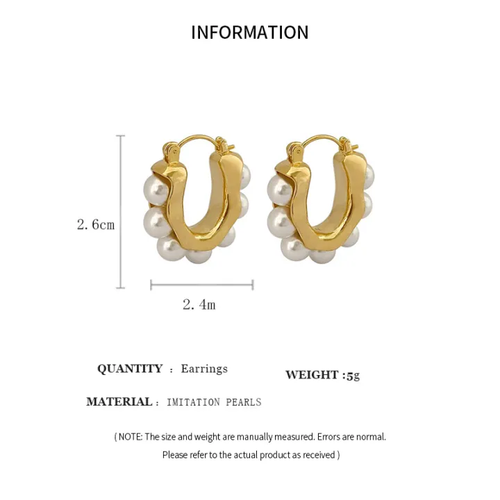Stylish%20U-shaped%20Hoop%20Earrings%20Golden%20Elegant%20Imitation%20Pearl%20Earrings%20Wedding%20Party%20Luxury%20Accessories%20Women's%20%20K-%20-%20Image%206