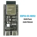 ESP32-S3 Wifi BT Module Development Board for Arduino IDE ESP32-S3-WROOM-1 N16R8 N8R2 44Pin Type-C 16MB Flash 8M PSRAM ESP32 S3. 