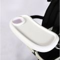 Baby Stroller Dinner Table Tray Pram Carriage Accessories Plate Handrest Dish Supplies For Toddler Infant Milk Bottle Cup Holder. 
