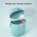 Baby Milk Powder Container With Spoon (Capacity 250Garams) Portable Baby Food Storage Newborn Toddler Snack Box Baby Container. 