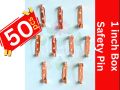 25mm Small Brooch Backs Bar Safety Pins Silver for DIY Craft , Jewelry Making Findings.