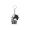 55MM Anime MORIARTY THE PATRIOT Keychain William James Moriarty Key Chain Acrylic Model Plate Christmas . 