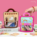 20/50PCS Children's Day Portable Seal Bag New Cartoon Schoolbags Shape Cookie Candy Bags For Kids Birthday Graduation Party .