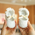 Cute White Lace Baby Girl Princess shoes  Baby Moccasins Moccs Shoes Bow Fringe  Soled Non-slip Footwear Crib Shoes. 
