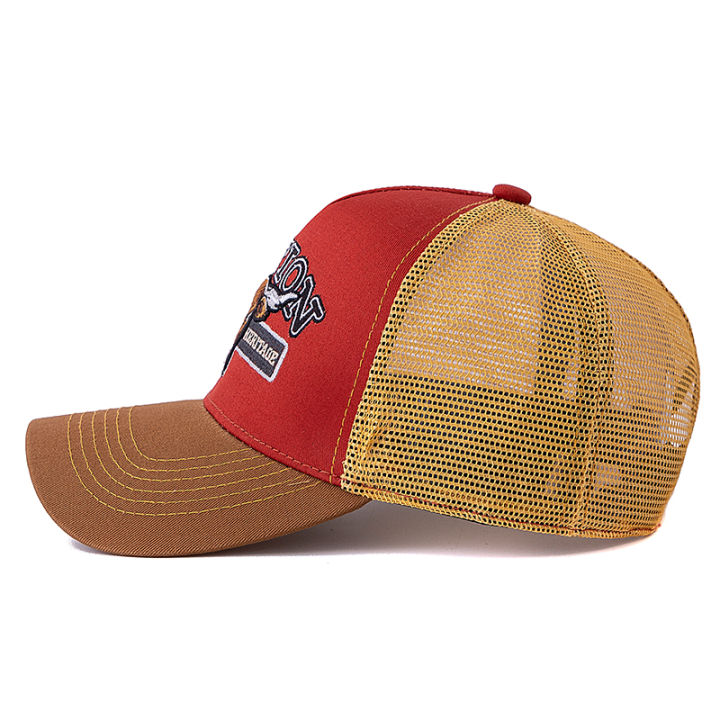 Unisex%20Summer%20Breathable%20Mesh%20Trucker%20Hat%20Bulls%20Head%20Pattern%20Baseball%20Cap%20Adjustable%20Snapback%20Hats%20For%20Men%20And%20Women%20-%20Image%206
