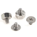 10Set High Quality Metal Mounting Kit Stand Off Screw For ASUS ITX Motherboard M.2 Low Short Screw Sliver. 