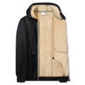 Men's Heavyweight Sherpa Fleece Lined Jackets Coats Windproof Zip Up Hoodie Winter Warm Hooded Sweatshirt Outerwear Outfits Tops. 