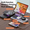 4 In 1 Foldable Wireless Chargeing Station For iPhone 17~12 Series, Wireless Charging Station For iWatch Series, AirPods Series.