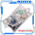PLR Diy New Electronics Components Basic Starter Kit for Arduino UNO MEGA2560 Raspberry Pi with LED Buzzer Capacitor Resistor. 