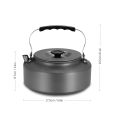 0.8/1.2/1.1/1.6L Portable Water Kettle Pot Teapot Coffee Pot Indoor Aluminum Alloy Tea Kettle Outdoor Camping Hiking Picnic Pot. 