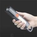 Smiling Shark SD1023 LED Multifunctional Flashlight with Hook Camping Light USB Rechargeable Zoomable. 