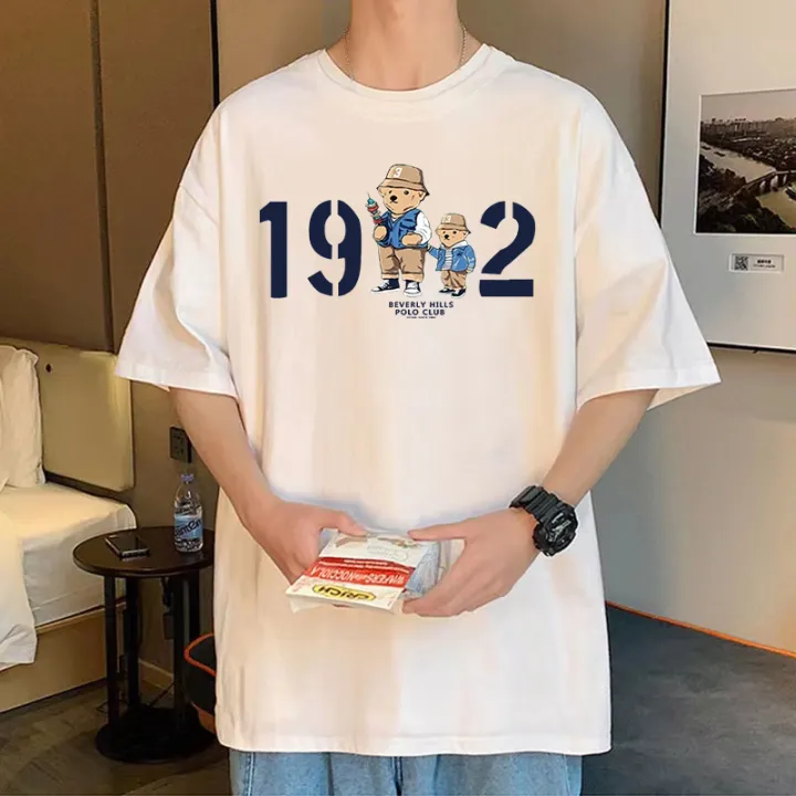 Beverly%20Hills%20Polo%20Club%20Short%20Sleeve%20T%20Shirt%20classic%20bear%20short%20sleeve%20t%20shirt%20men's%20fashion%20new%20o-neck%20short%20sleeve%20t-shirt%20-%20Image%202