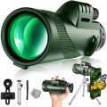 Portabl Powerful 80X100 HD Monocular 50000M Long Range Zoom With Tripod Phone Clip For Outdoor Hunting Camping Tourism.