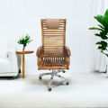 Teak wood office chair. 