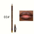 3pcs Eyebrow Pencil Eyeliner lip pencil Natural makeup Long-lasting Black dark coffee light coffee with pencil ener. 