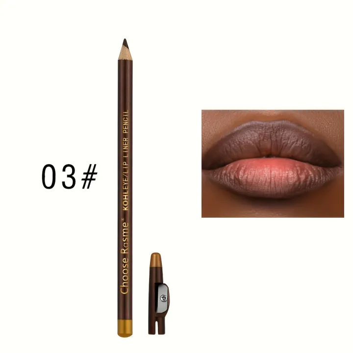 3pcs%20Eyebrow%20Pencil%20Eyeliner%20lip%20pencil%20Natural%20makeup%20Long-lasting%20Black%20dark%20coffee%20light%20coffee%20with%20pencil%20ener%20-%20Image%205