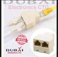 RJ45 3 Way Network Cable Adapter Splitter Extender Plug Coupler RJ45 Ethernet Connector Splitter 1 To 2 Socket. 