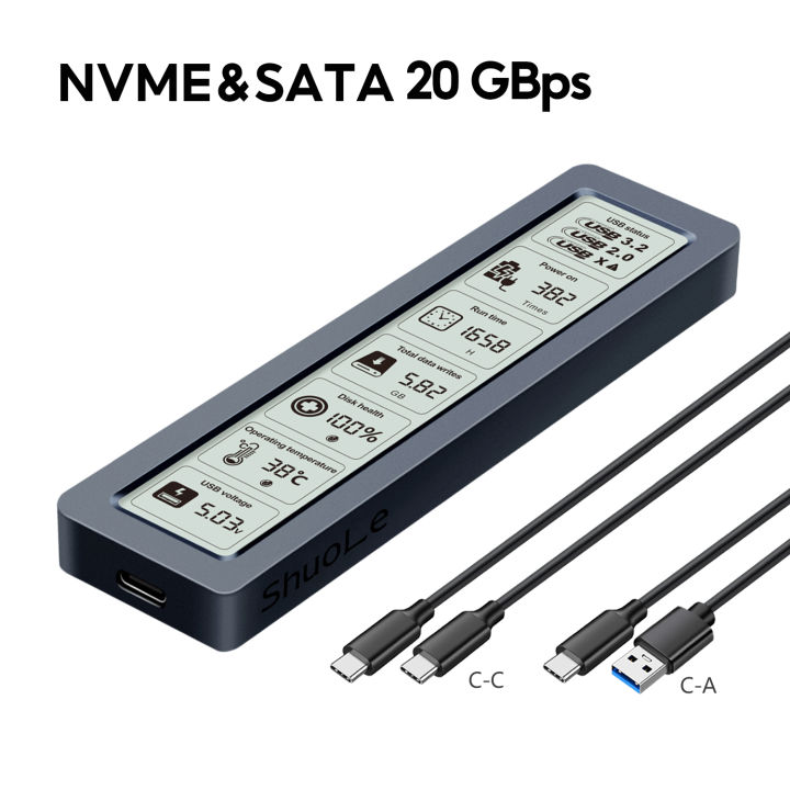 M.2%20NVMe%20SATA%20SSD%20Enclosure%20Visual%20Smart%20SSD%20Case%20USB%203.2%20Gen%202%2010Gbps%20NVMe%20PCI-E%2020Gpbs%20-%20Image%207