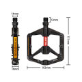 ZTTO MTB Road Bike Anti-slip Pedal 9/16" standard spindle Bearings Platform Pedals Aluminum Alloy AM Enduro Gravel Accessories. 