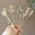 Elegant Chinese Hair Clip Stick Bun Tassel Hairpin Floral Hairstyle Women Jewelry Accessories Everyday Need. 