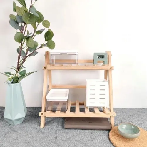 Wooden%20Double%20Layer%20Rack%20Desk%20Storage%20Organizer,%20Foldable%202-Tier%20Ladder%20Shelves,%20Durable%20Shelf%20Flower%20Pot%20Seasoning%20Racks,%20Sundries%20Shelf,%20Home%20Decor%20Ladder%20-%20Image%203