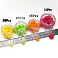 Carp Boilie Bait with Corn Flavor - Floating Artificial Fishing Lure Smell Pop up Bait Carp Fishing Accessory.