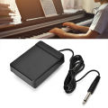6.35 Foot Sustain Single Pedal Controller for Electronic Keyboard Piano.