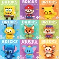 Cartoon building blocks Disney figures mini building blocks nano kids bricks. 