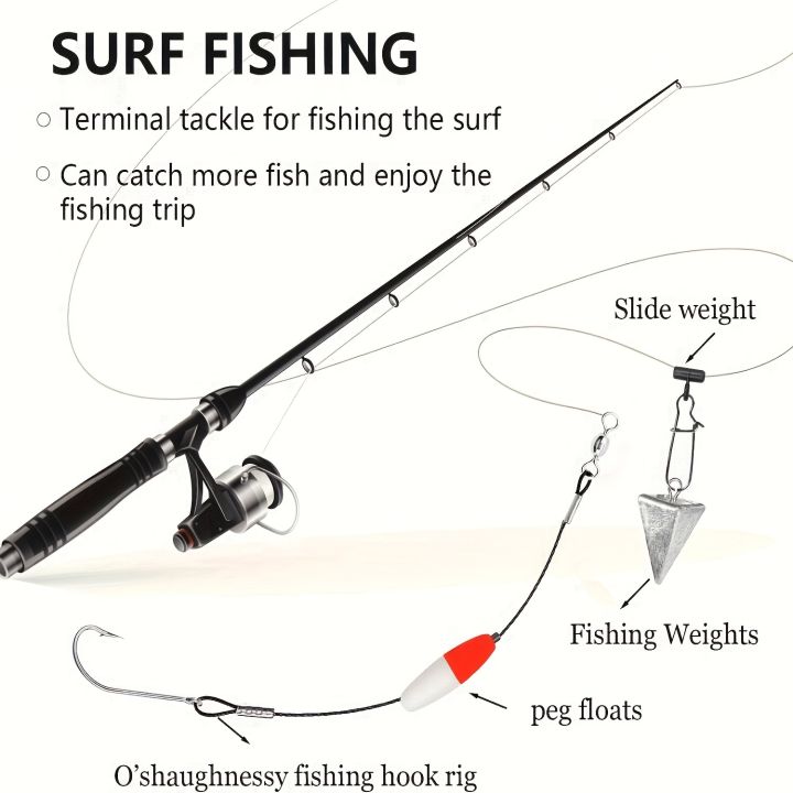 12pcsFishing%20Hook%20Rigs,Steel%20Leaders%20Long%20Shank%20Hook%20for%20Surf%20Fishing,Black%20Leader%20Wire%20O'shaughnessy%20Forged%20Hook%20for%20Freshwater%20-%20Image%205