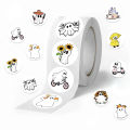 500PCS Halloween Cute Ghost Graffiti  Roll Stickers For Suitcase Skateboard Laptop Luggage Phone Car Styling DIY Decal Pegatinas. 