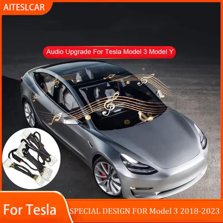 Standard Range Plus Audio Inactive Activation Wire Harness SR+ Horn Cable Speaker For Tesla Model 3 2018 - 2020 2021 2022 2023