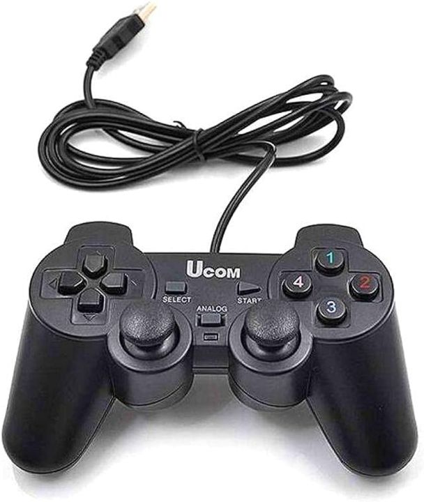 Perfect UCOM PC Dual Vibration Wired Game Controller Gaming Joypad Joystick USB Gamepad Joystick Gamepad Joypad For Win7/ XP For PC Laptop Vibration Gamepads