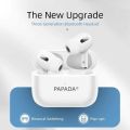 PAPADA A5 Airpods True Wirless Earbuds Papada TWS Bluetooth 5.3 ENC Smart Touch Control Stereo HiFi Noise Reduction Lightweight & Portable In Ear Earbuds with Microphone Deep Bass Stereo Music Wireless Earphones for Men and Women. 