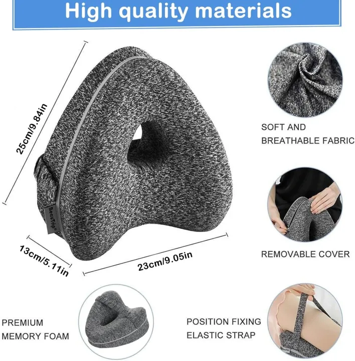 Memory%20Foam%20Leg%20Knee%20Foam%20Support%20Pillow%20Side%20Sleeper%20Sciatica%20Orthopedic%20Sciatica%20Back%20Hip%20Relief%20Pillow%20For%20Bed%20Sofa%20-%20Image%202