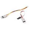 DUMBORC 3CH RC Light Controller Module LED Switch Panel System Turn on/off XH1.5/JR for RC Mini Car Fixed-wing Aircraft Parts. 